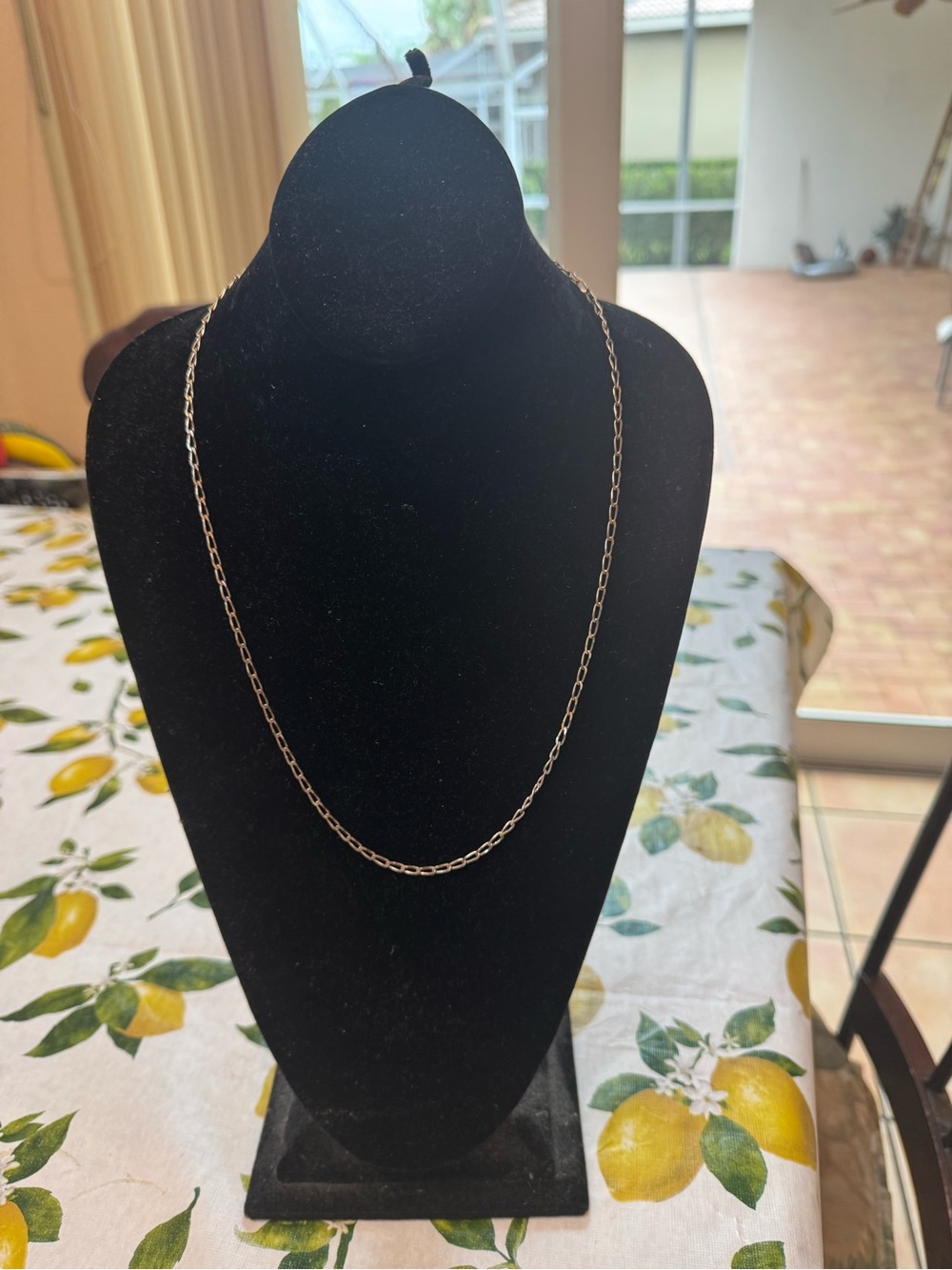 Sterling Silver 925 open link Chain Necklace